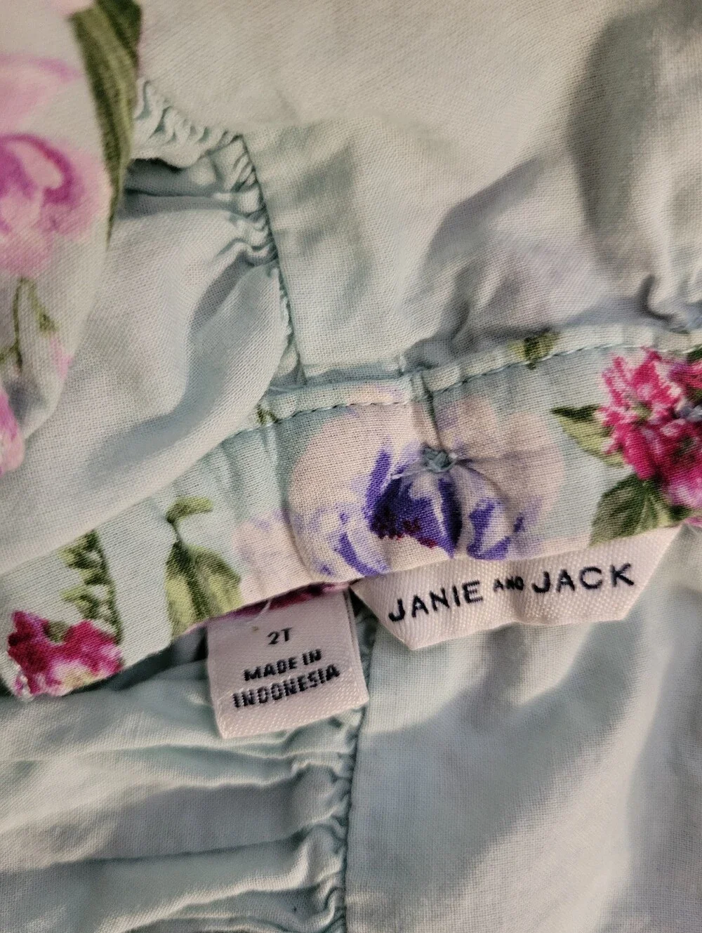 Janie And Jack Blue Floral Dress